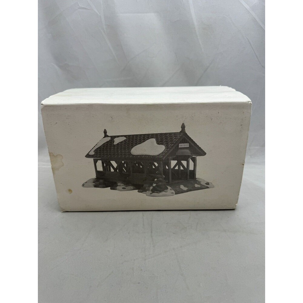 Department 56 Heritage Village Accessory Two Rivers Bridge 5656-1 Retired 1997